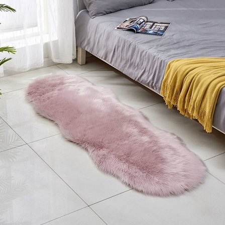 Fluffig matta imitation ull Pad ROSA