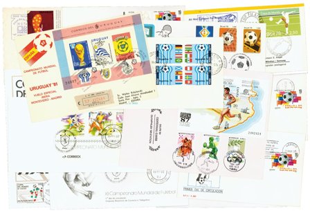 Sjældne fodboldkuverter 14 stk.