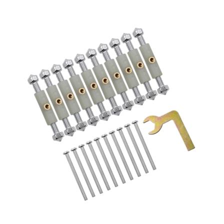 1/3/5 kassettskruvar Stödstångssats Rostbeständig reparation 86 White 1 Pc