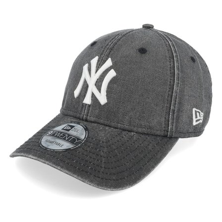 New Era - MLB Nero adjustable Cappellino - Hatstore Exclusive x New York Yankees 9TWENTY Washed Black Dad Cap @ Hatstore