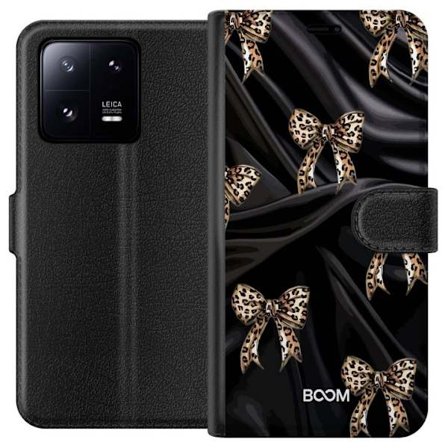 Plånboksfodral till Xiaomi 13 Pro med Leopard Bow