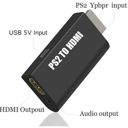 Ps2 till Hdmi-omvandlare Adapter, Ps2 Videokonverter till Hdmi-omvandlare