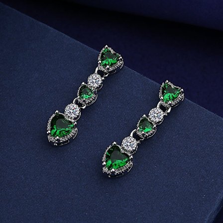 925 Sterling Silver Smycken Kvinnor Mode Söt Tiny Clear Crystal CZ Stud örhängen Present för flickor Tonåringar Lady Present