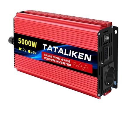 Inverter, Ren Sinus Bølge, Høj Effekt, 5000W, 12V 50HZ, 220-240V