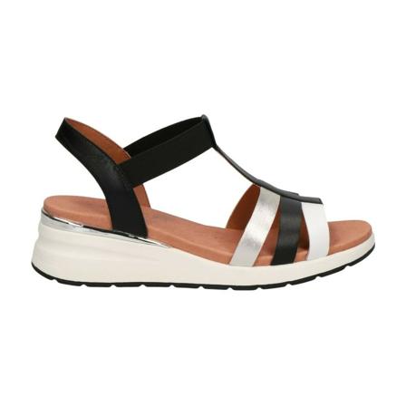 Caprice, Flat Sandals Czarny, Kobieta, Rozmiar: 37 EU