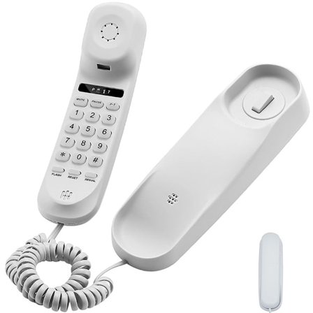 Fastnettelefoner med ledning HVID