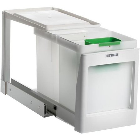 Stala EkoLine EKO-2PK Avfallssorteringssystem 390 x 340 x 245 mm, Kjøkken