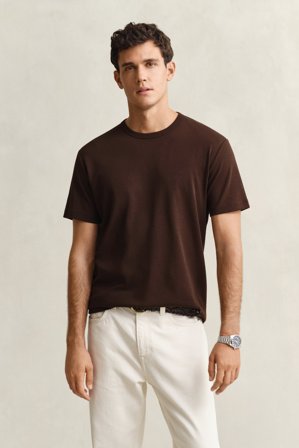 GANT Herren Interlock T-Shirt (M) Braun