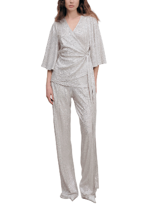 Ida Sjöstedt Nadine Top T-shirts & toppar Dam Silver 38