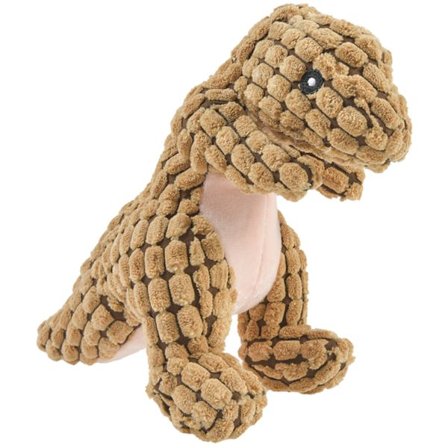 Pehmoinen dinosauruspehmolelu Koiran pehmolelu Monikäyttöinen puremisenkestävä koiran purulelu - spot-myynti