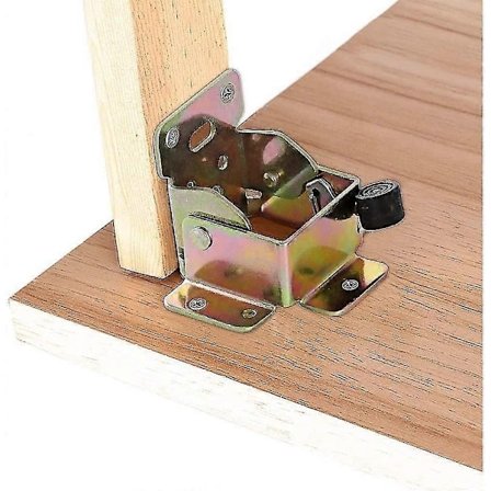 4 stk. Klapbeslag til bordben, 90 graders selvlåsende klapbordbenshængsel, hængsel og beslag, bordbeslag til arbejdsbord - WELLNGS