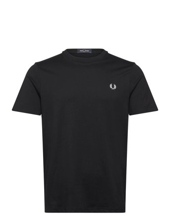 Fred Perry Crew Neck T-Shirt - Black - L