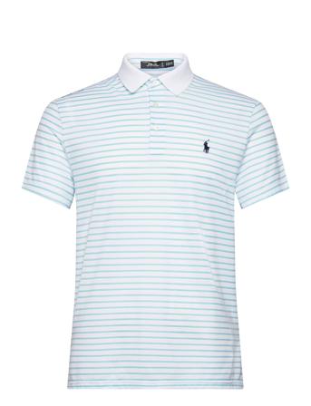 Tailored Fit Performance Polo Shirt Sport Knitwear Short Sleeve Knitted Polos White Ralph Lauren Golf