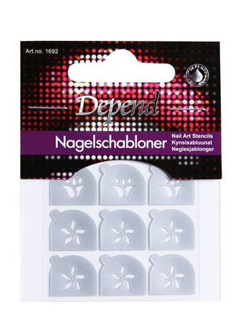 Depend Cosmetic Dekorations Stencil Nr 3 - Nude - ONE SIZE