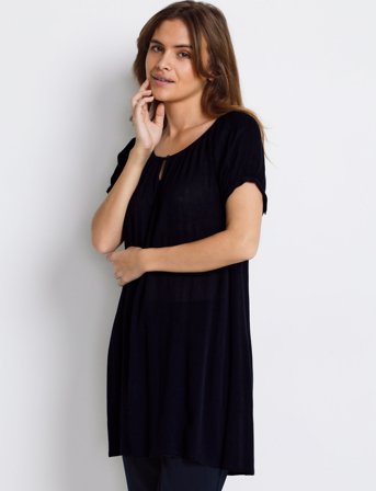 Kaffe Amber Ss Tunic - Blue - 36