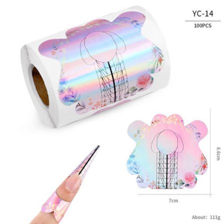 Nail Forms Sticker Manicure Design 01 01