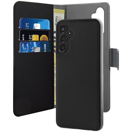 Samsung Galaxy A34 wallet, detachable, black