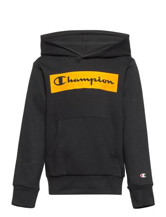 Hooded Sweatshirt Hoodie Trøje Sort Champion