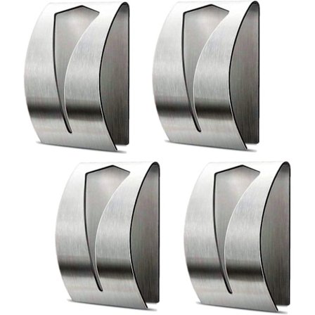 Selvklæbende Håndklædeholder, Hængende Håndklædeholder, Tehåndklædeholder til Badeværelse og Køkken (4 stk.)