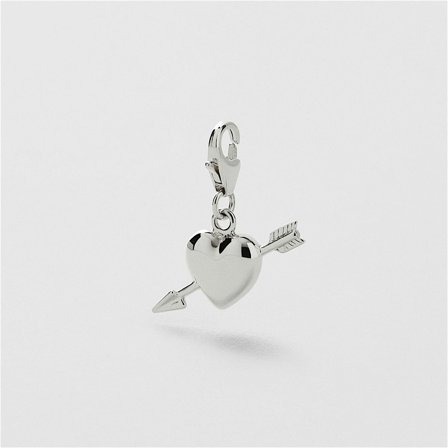 Heart Arrow Charm