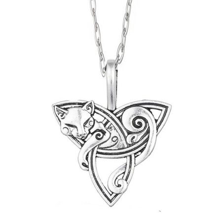 Necklace - Fox - Cat - Celtic