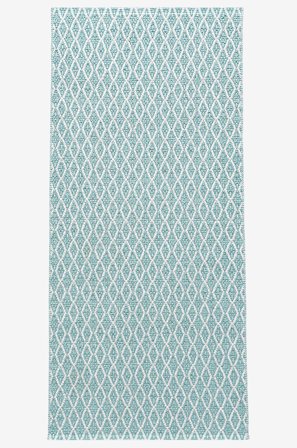 Horredsmattan - Plastteppe Eye 70 x 150 cm - Blå - Plasttepper - 70X150 - Fra Homeroom