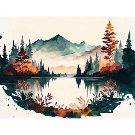 Måla efter nummer Landskap 30 x 40 cm