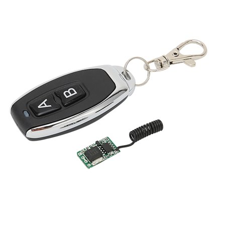 Kauko-ohjain Langaton Rele Kauko-ohjainlähetin ja -vastaanotin sisä- ja ulkokäyttöön DC3.7VDC12V