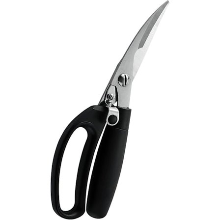 Køkkensaks, køkkensaks i rustfrit stål - kraftig kødsaks, madlavningssaks, multifunktionel skarp universalsaks til kylling, P