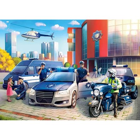 Pussel 120 bitar: Polisstation