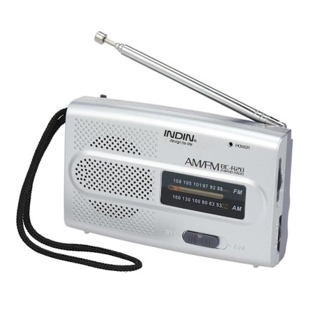 INDIN BC-R28 AM FM kannettava taskuradio minikaiuttimella