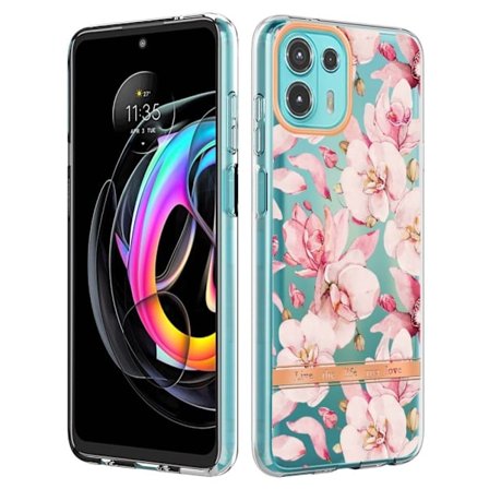 Supertyndt og slidstærkt softcover til Motorola Edge 20 Lite - Lyserød Gardenia