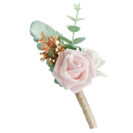 Rose Flower Corsage Brosch FÄRG 6 FÄRG 6