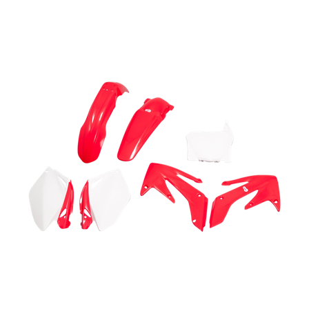 Kit Plastiche Rtech Rosso-Bianco - Honda CRF 250R 2008-2009