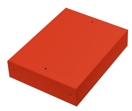 Alarmtech 3203.02R Koblingsboks uten åpning, stål For 3 modulinnsatser, Alarm & sikkerhet