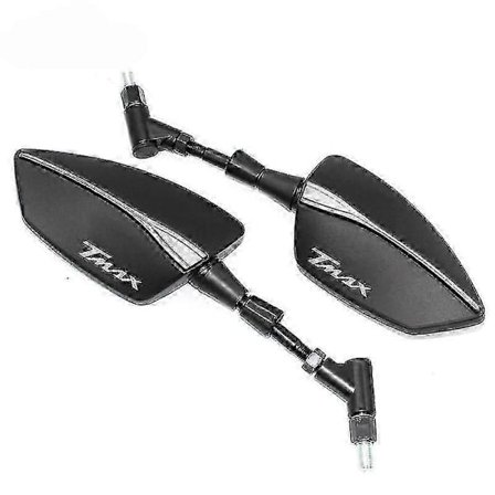 Motorcykeltilbehør Bakspejl Anti-blænding Spejl Til Yamaha Tmax 500 560 T-max Tmax530 Cafe Racer Motorcykel Sidespejle Dele - god Sølv