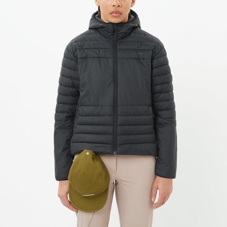 Salomon - Veste isolante à capuche pour femme Rflx - Deep Black