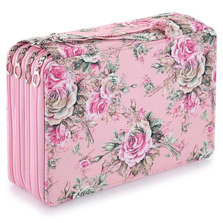 Pennfodral med 200 platser, pennfodral, pennfodral med dragkedja för färgpennor, pennor, kontorsmaterial