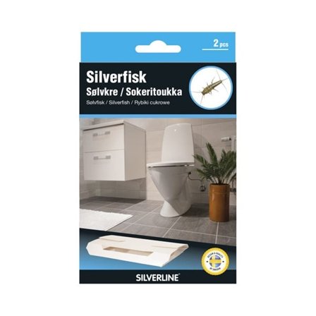 Silverline silverfiskfälla 2-pack – giftfri och effektiv lösning