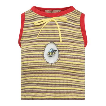 Cormio Sleeveless Tops Gul, Dame