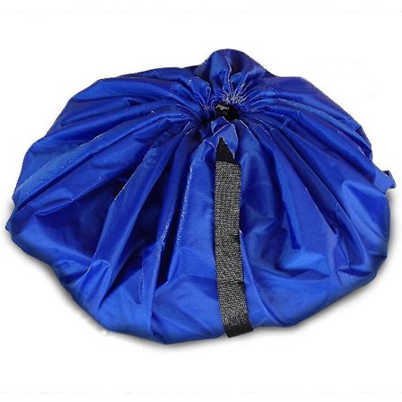 Ghyt föremål och diverse förvaringsväska, stor städväska matta Bärbar förvaringsväska med dragsko Lekmatta (blå-1 st)