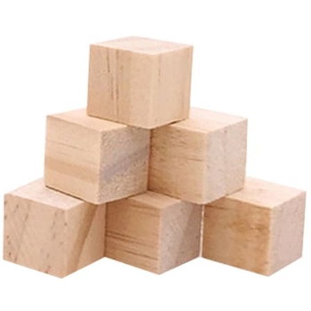 50 naturlige treklosser, 15 mm bjørkeklosser for DIY- og kunstprosjekter