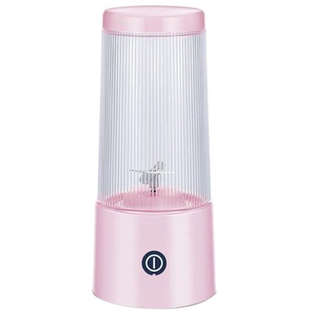 350ML Mini Bærbar Elektrisk Fruktjuicer USB Oppladbar Smoothie Maker Blender Maskin Fruktkopp Kjøkken Blender, Rosa