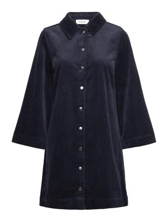 Fikamd Dress Dresses Shirt Dresses Marineblå Modström*Betinget Tilbud