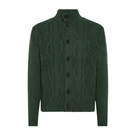 Peuterey Woollen knitted `sArran`s Vest , Groen , Heren , Maat: M Vesten