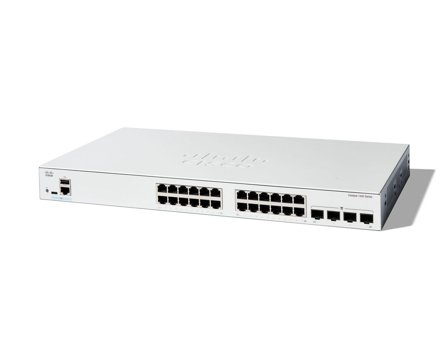 Cisco Catalyst 1200-24T-4G - switch - 24 porter - smart - rackmonterbar