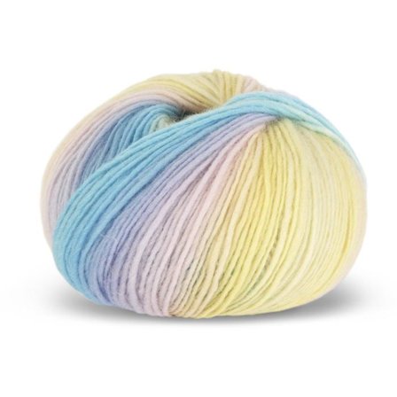 Gjestal Garn Pretty-Print Ullgarn Pastellfarget 508, 100g