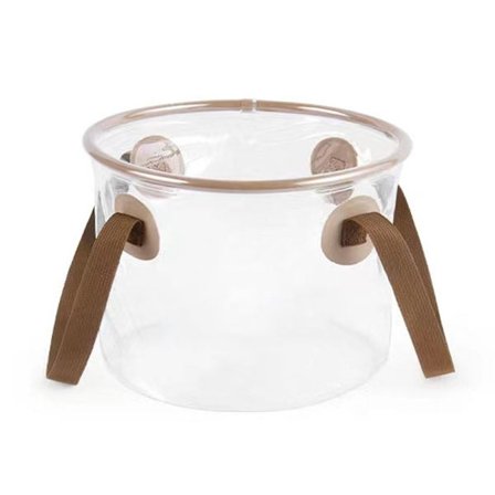 10/20L sammenfoldelig rund spand Udendørs Vandreture Bærbar