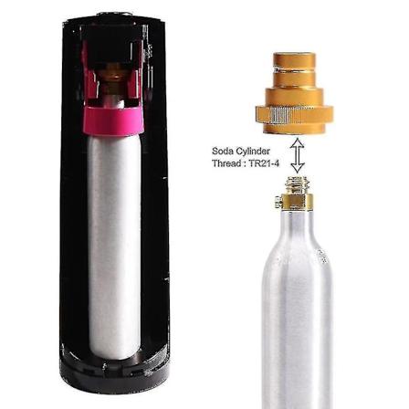 Hurtigadapter til Co2 Soda Watersparkler Duo, Tankbeholderkonvertering til Soda Stream Sodamaskine