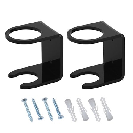 2 stk. Baseball Opbevaringsstativ Vægmonteret Softball Holder Bat Display Stand Til Hjemmet